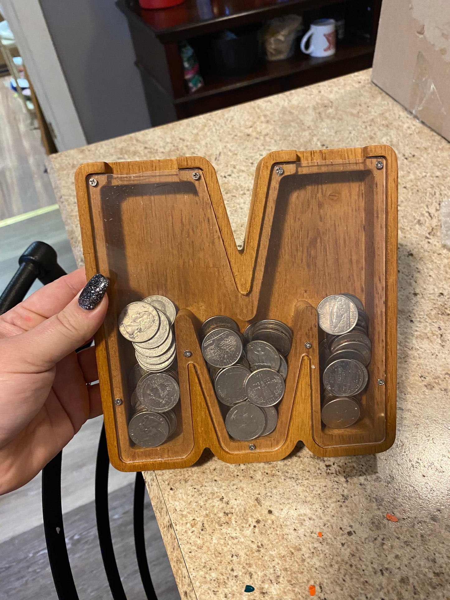 Wooden Piggy Bank