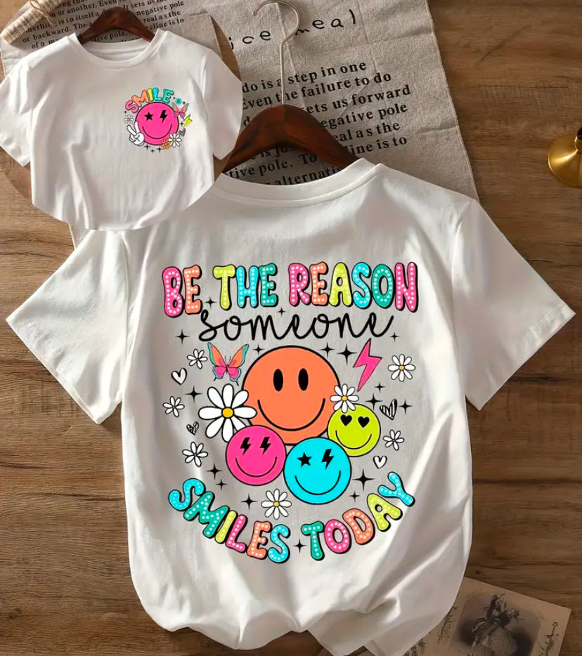 Be The Reason Someone Smiles Today Kids Tee