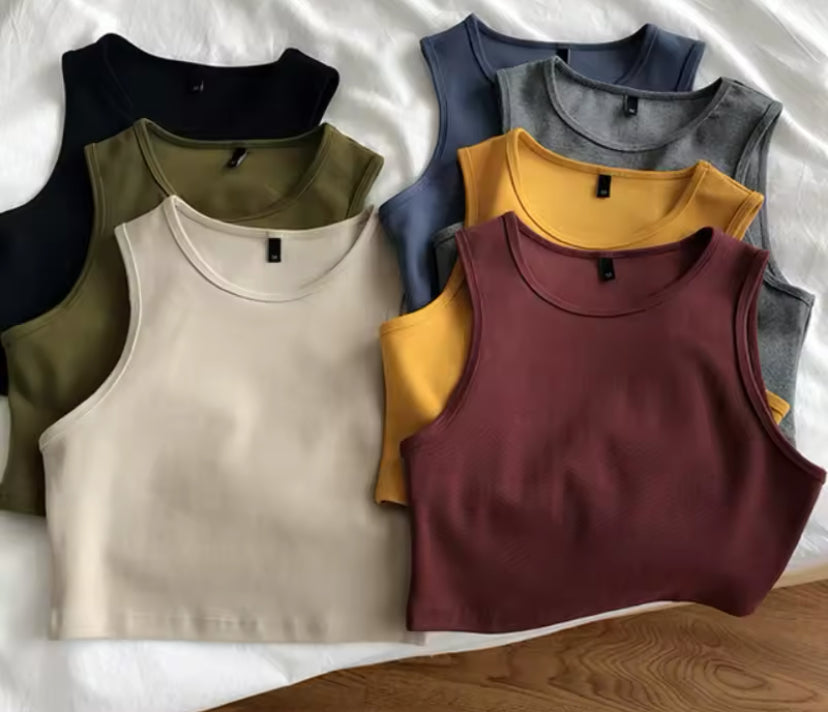 Women’s Solid Crop Top