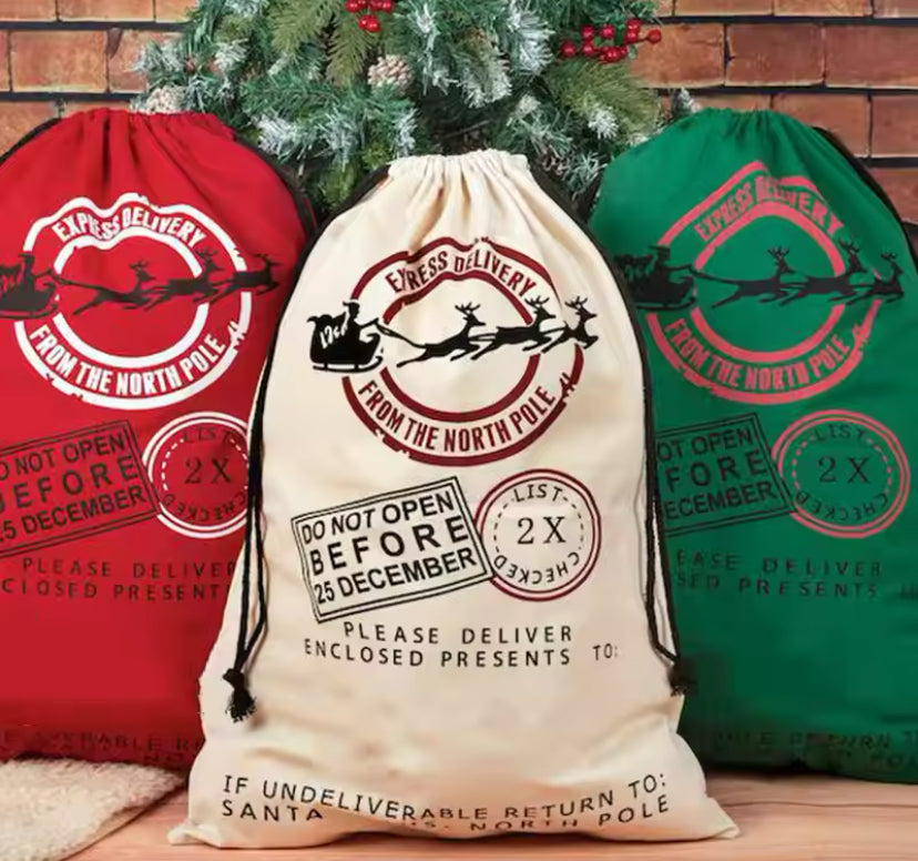 Personalized Santa Bags