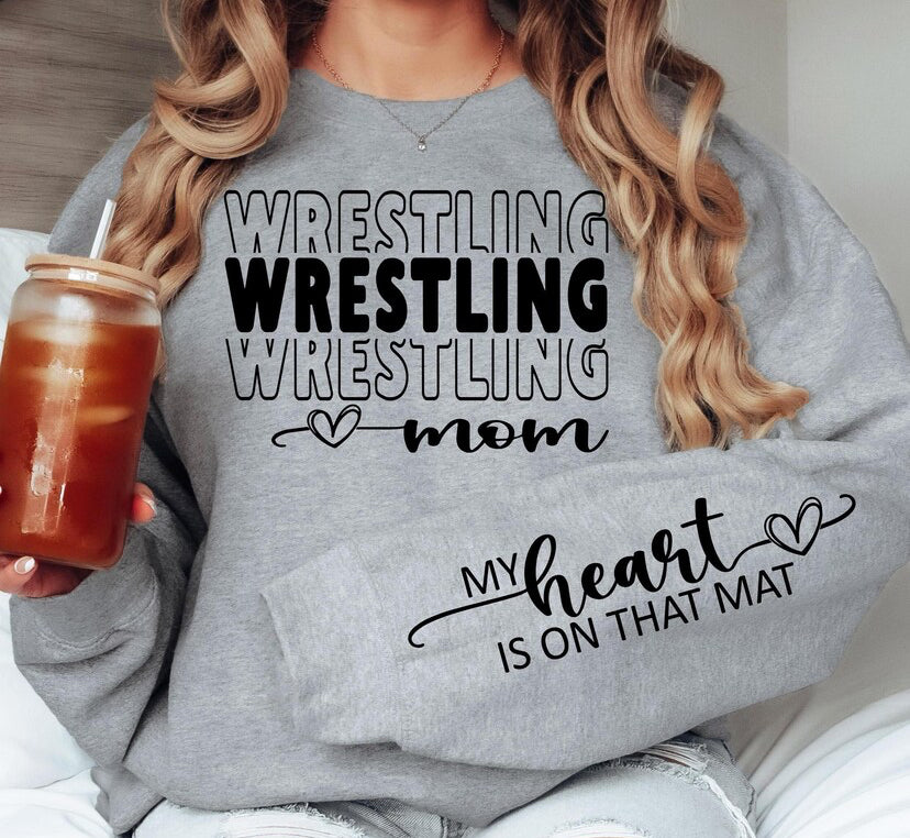 Wrestling Mom Crewneck