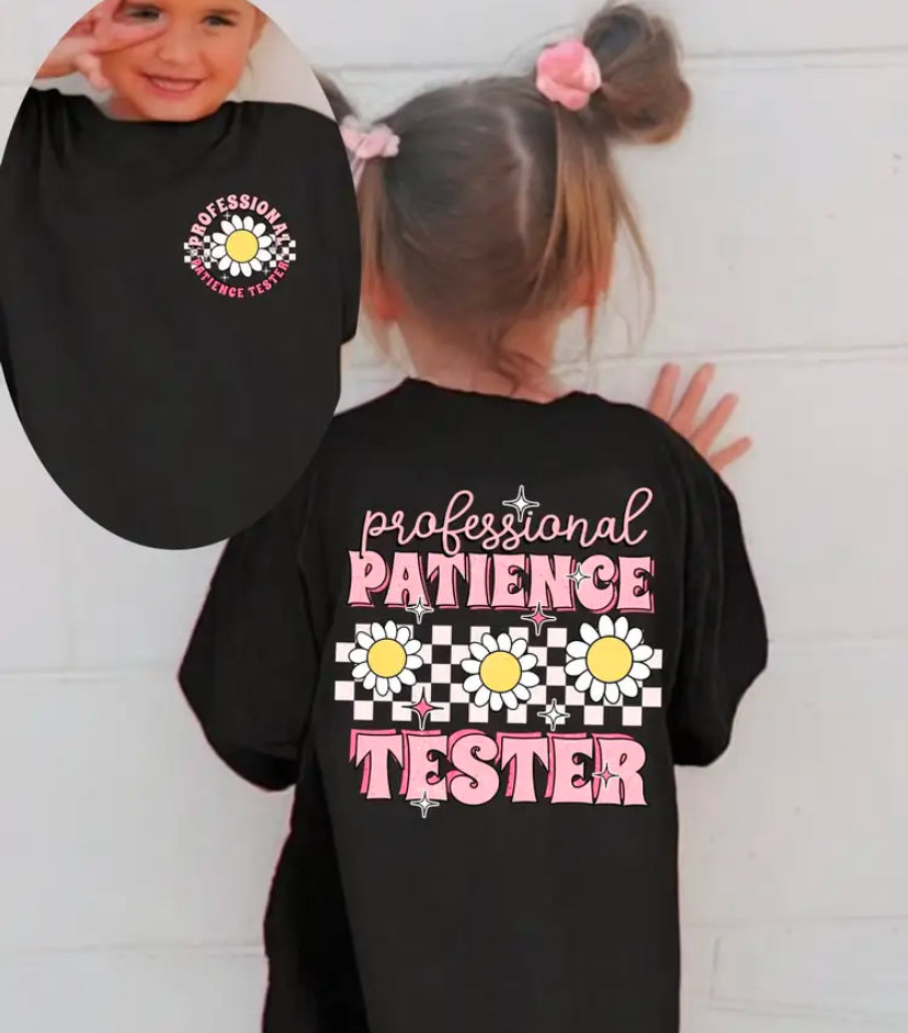 Professional Patience Tester Kids Tee