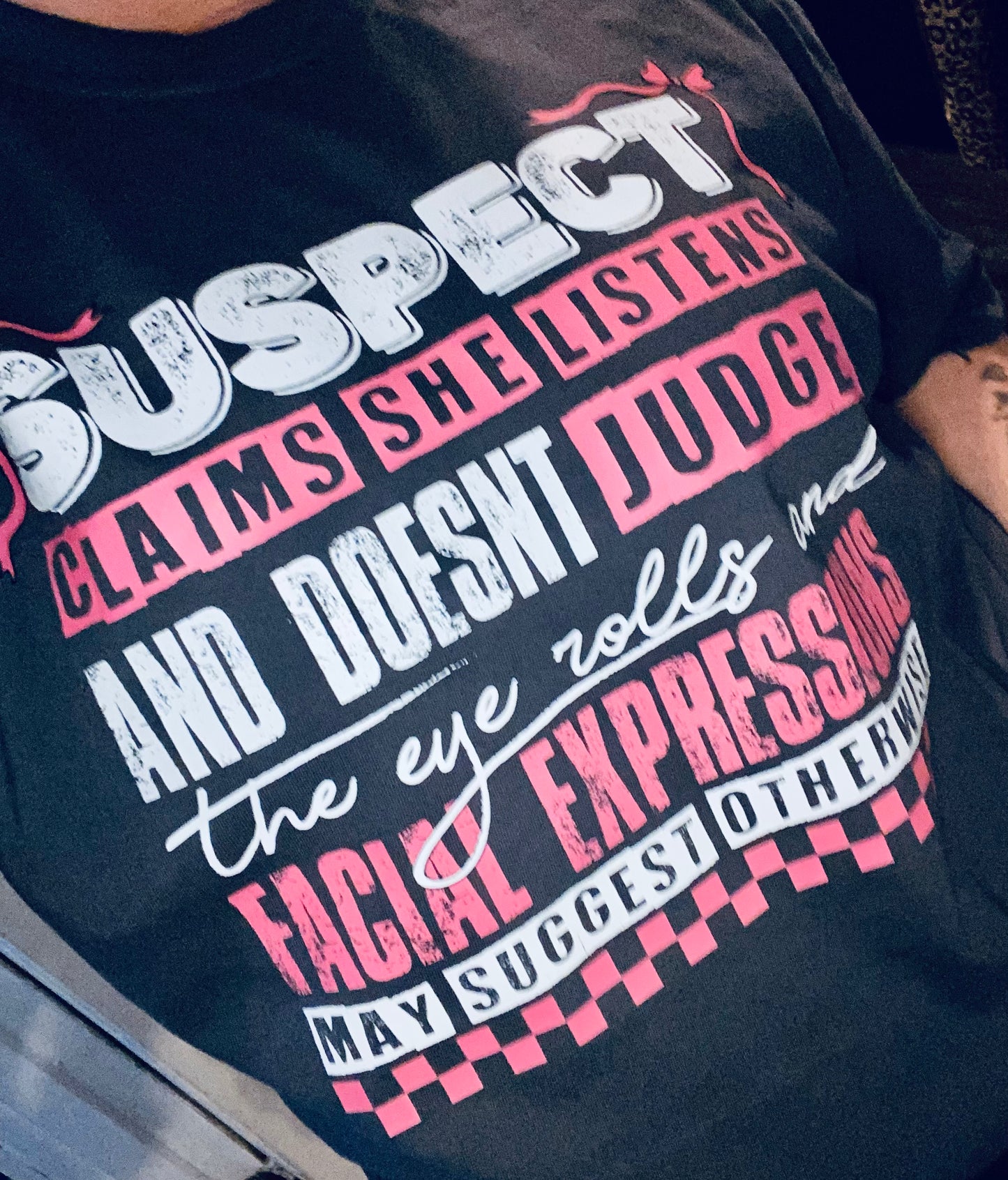 Suspect Listens and Doesn’t Judge CC