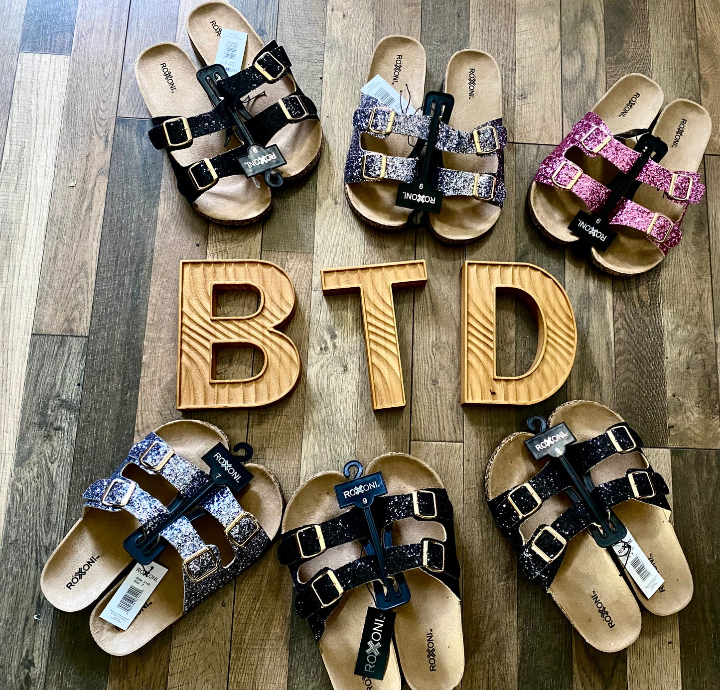 ROXINI Glitter Sandals