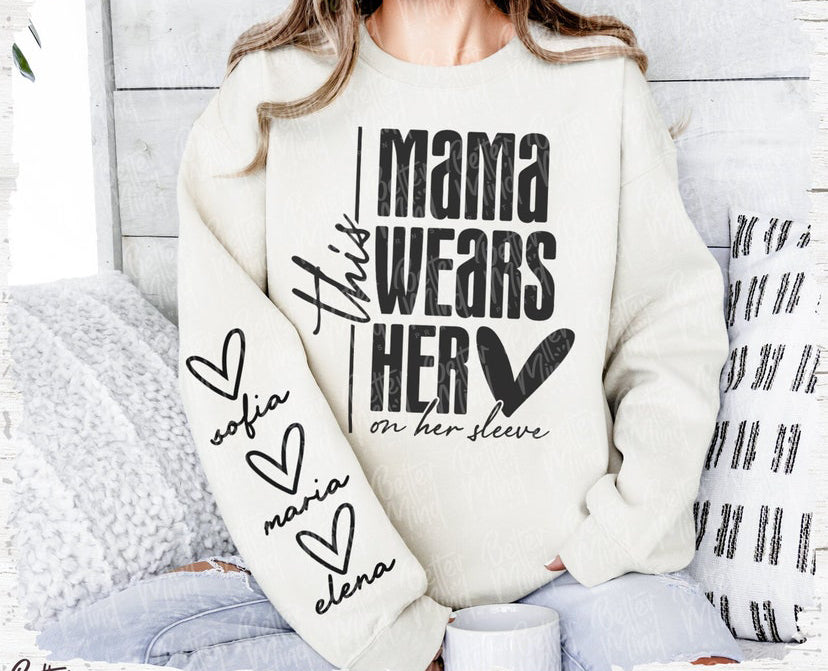 This Mama Wears Her Heart on Her Sleeve