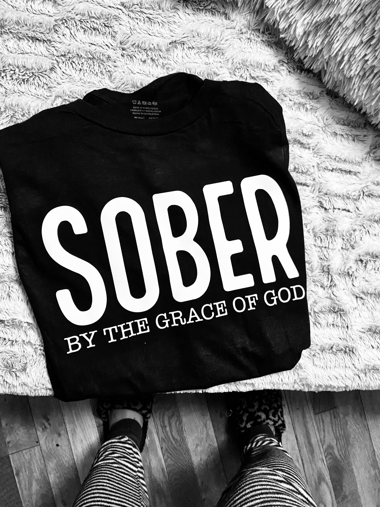 SOBER By the Grace of God Tee
