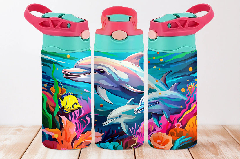 Dolphin Pop Top Cup