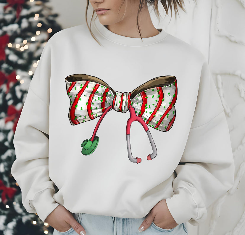 Christmas Stethoscope Sweater