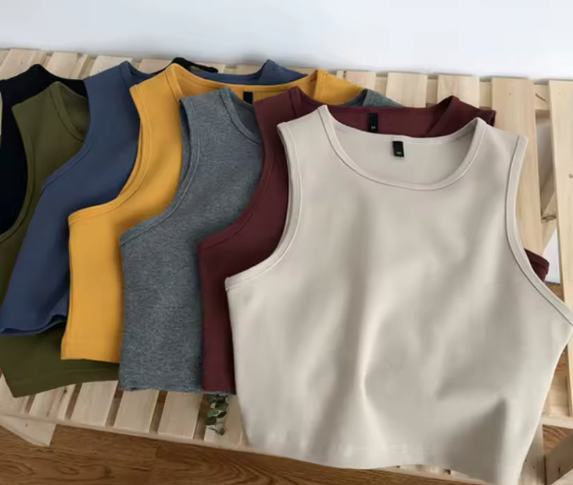 Women’s Solid Crop Top