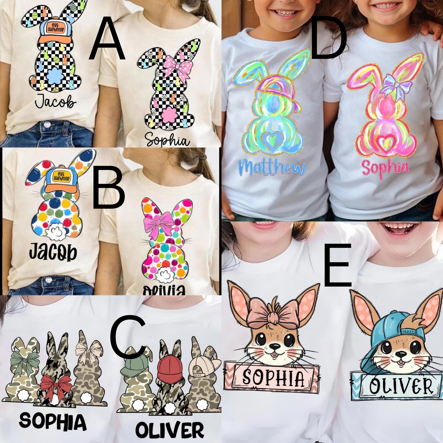 Personalized Easter Tees