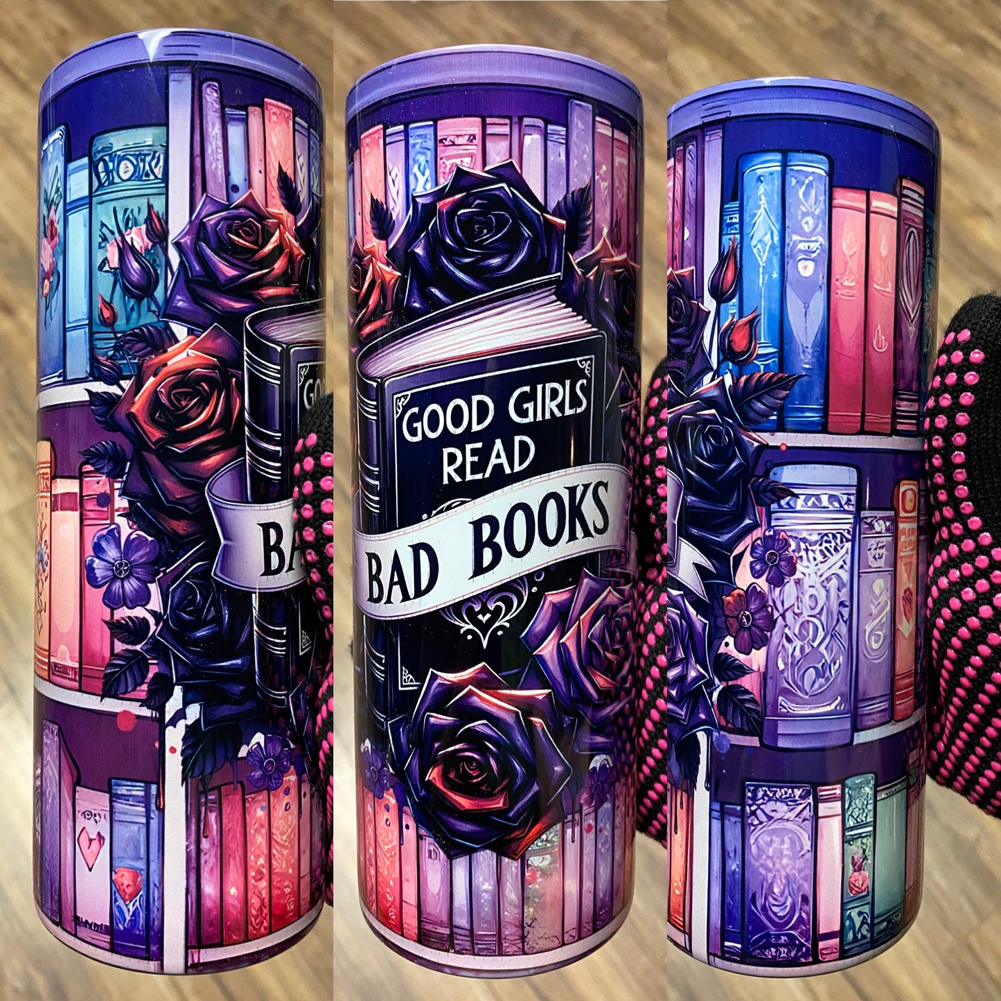 Good Girls Read Bad Books Tumbler
