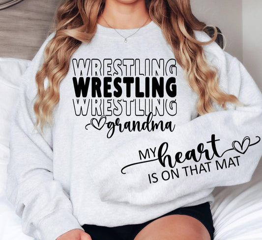Wrestling Grandma Crewneck