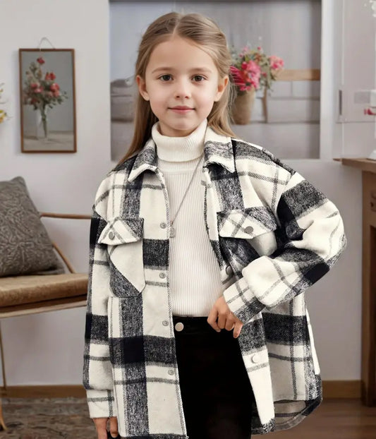 Girls Corduroy Shacket