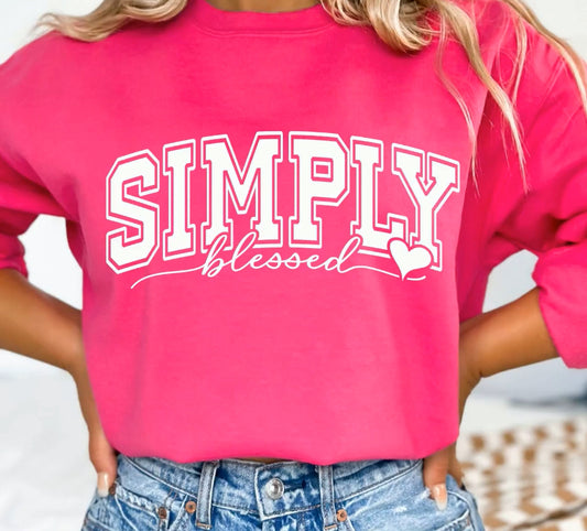 $20 Simply Blessed Crewneck