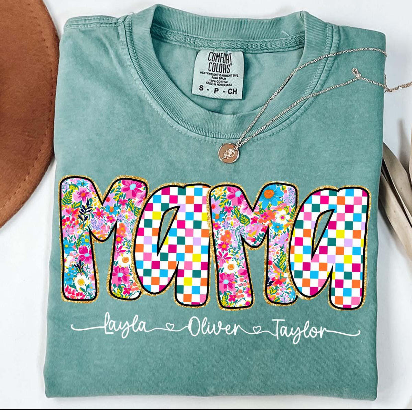 Personalized Mama CC Tees