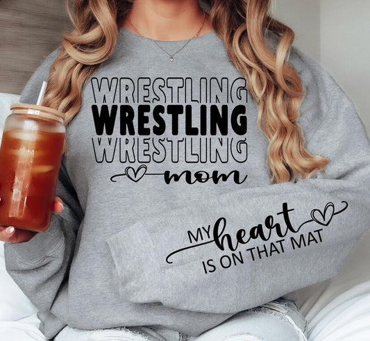 Wrestling Mom Crewneck