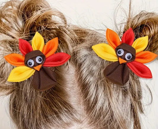 Turkey Pigtails Bows