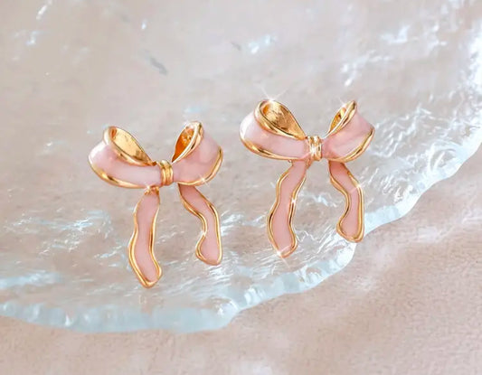 Dainty Bow Earrings