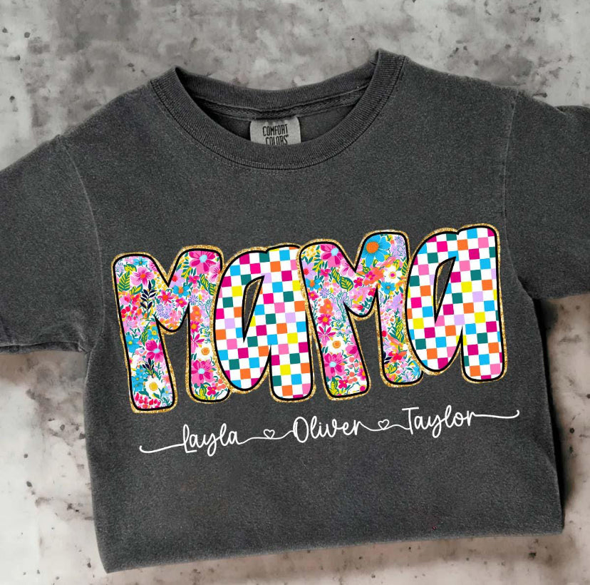 Personalized Mama CC Tees