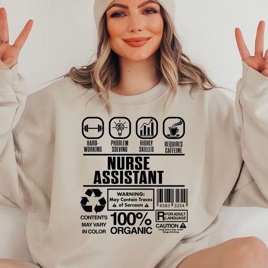 Nurse Assistant Crewneck