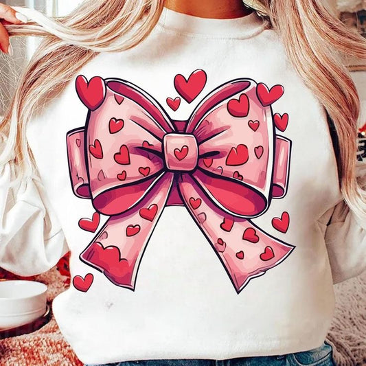 Valentine Bow Crewneck