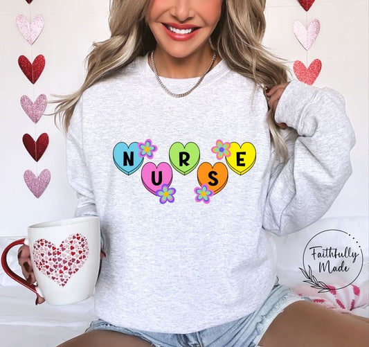 Sweetheart Nurse Crewneck