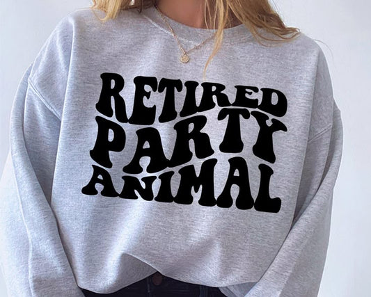Retired Party Animal Crewneck