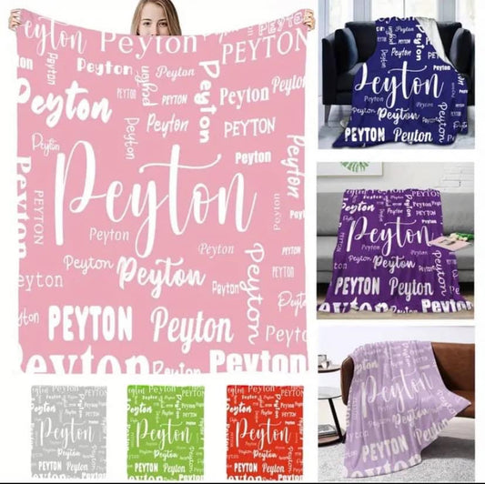 Personalized Fleece Blankets